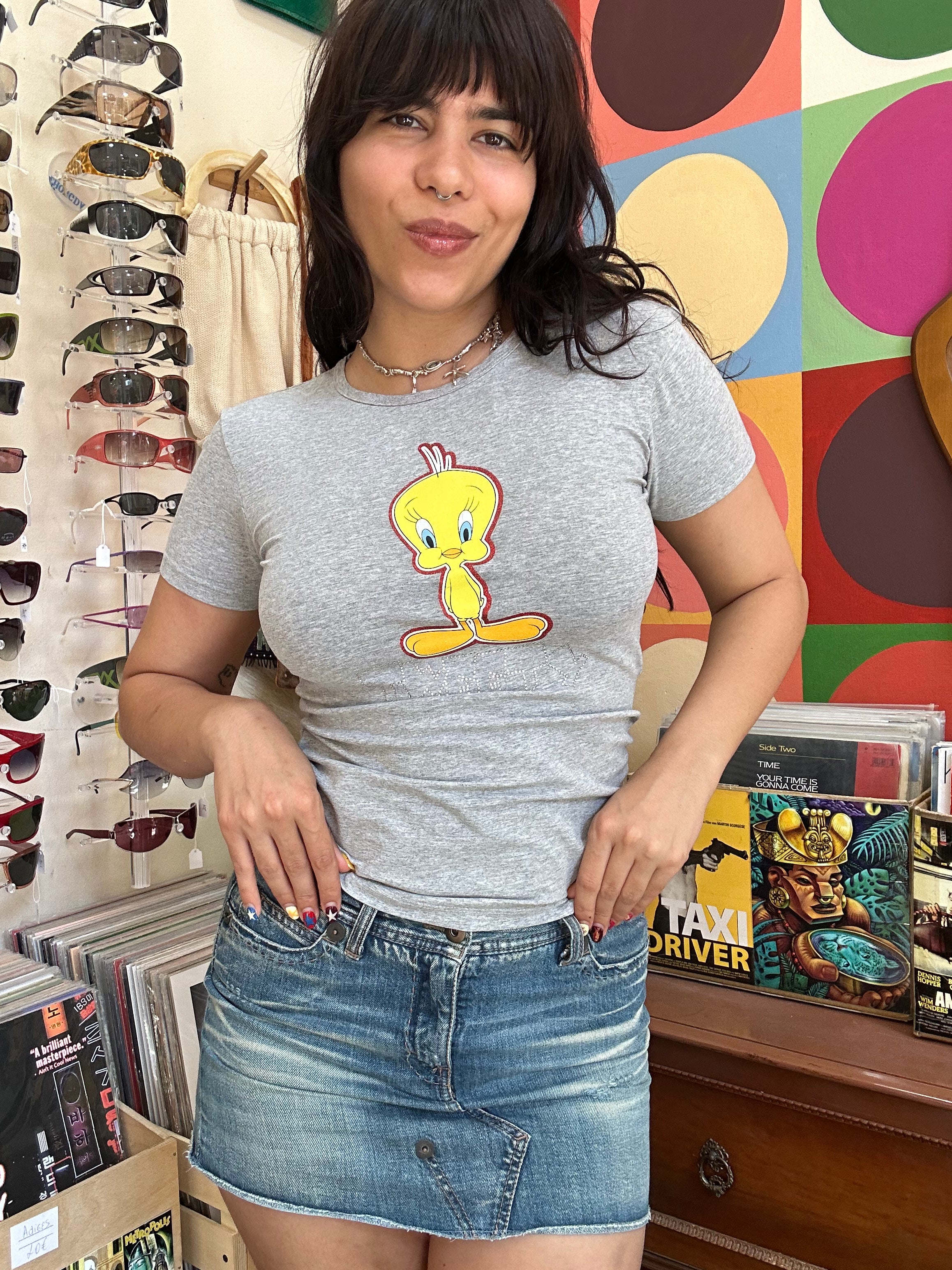 Super cute Tweety top (S/L)