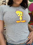 Super cute Tweety top (S/L)