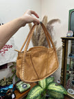 Vintage leather shoulder bag