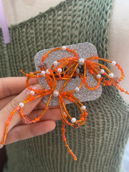 Stunning KRIMA beaded bow earrings