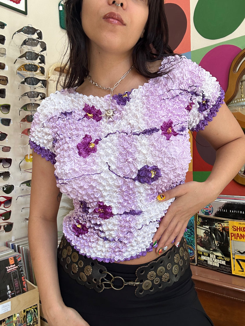 Super cute vintage popcorn top (one size)