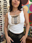 Super cute ribbed top (S/M)