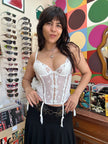 Super hot vintage lacy corset top (75B)