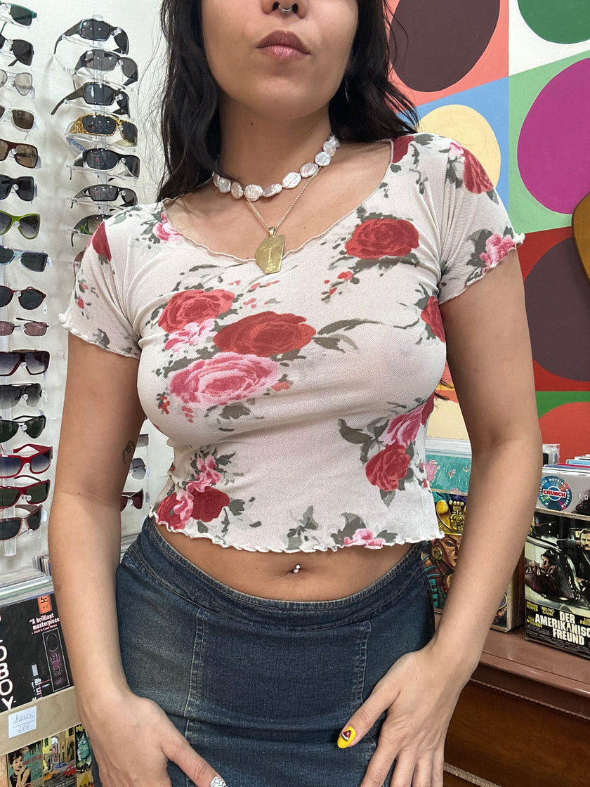 Super cute mesh top (S/L)
