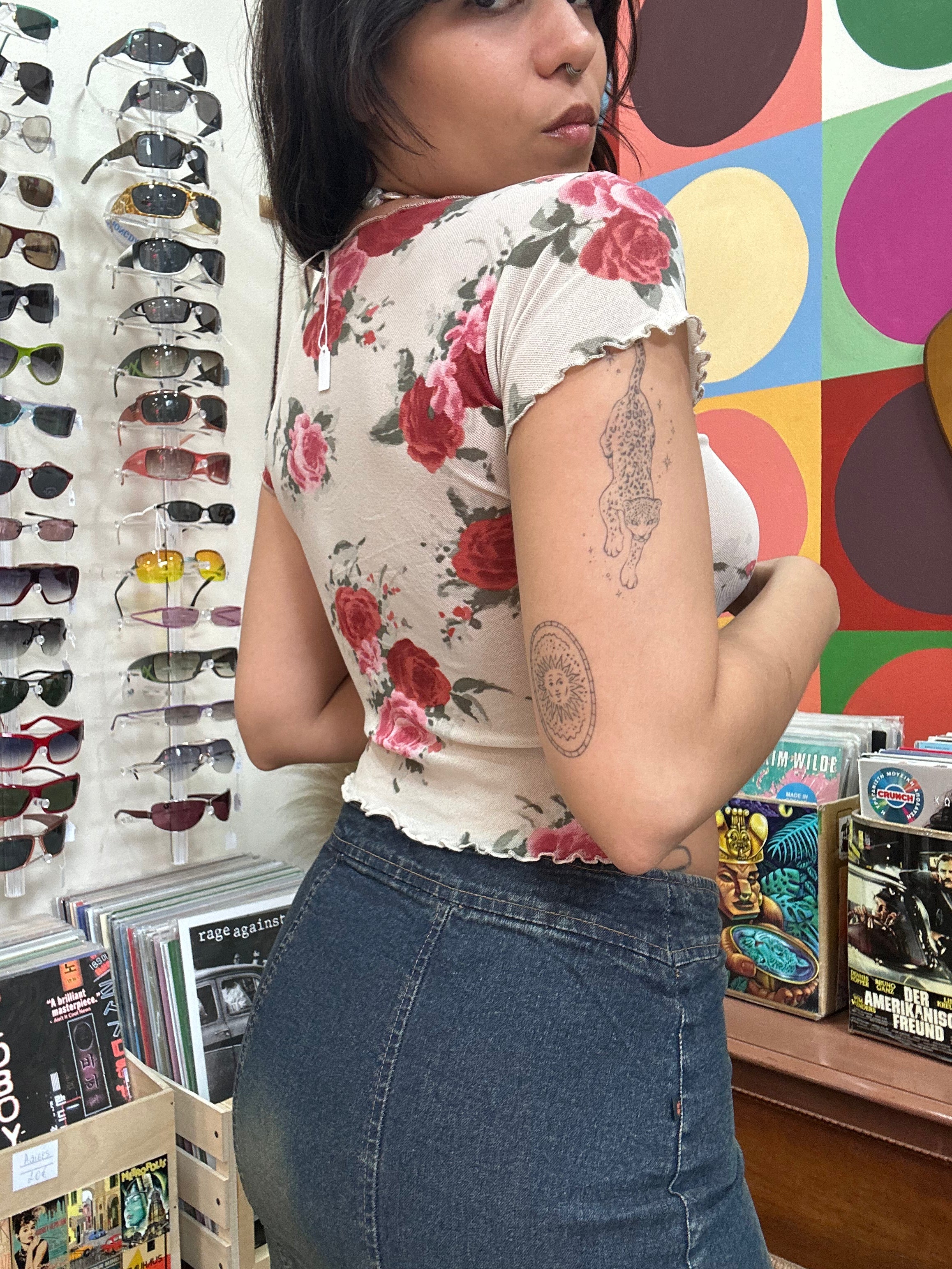Super cute mesh top (S/L)