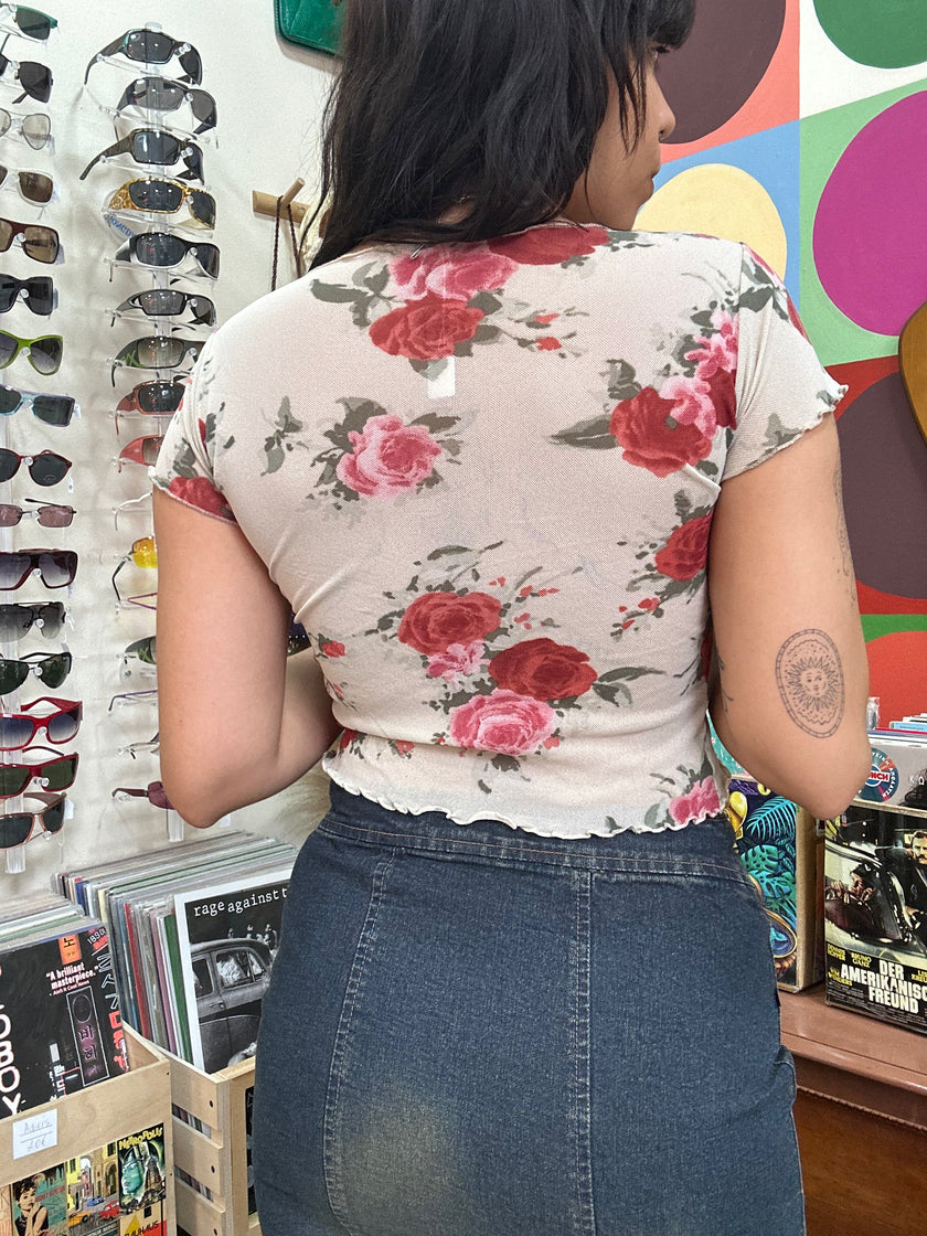 Super cute mesh top (S/L)