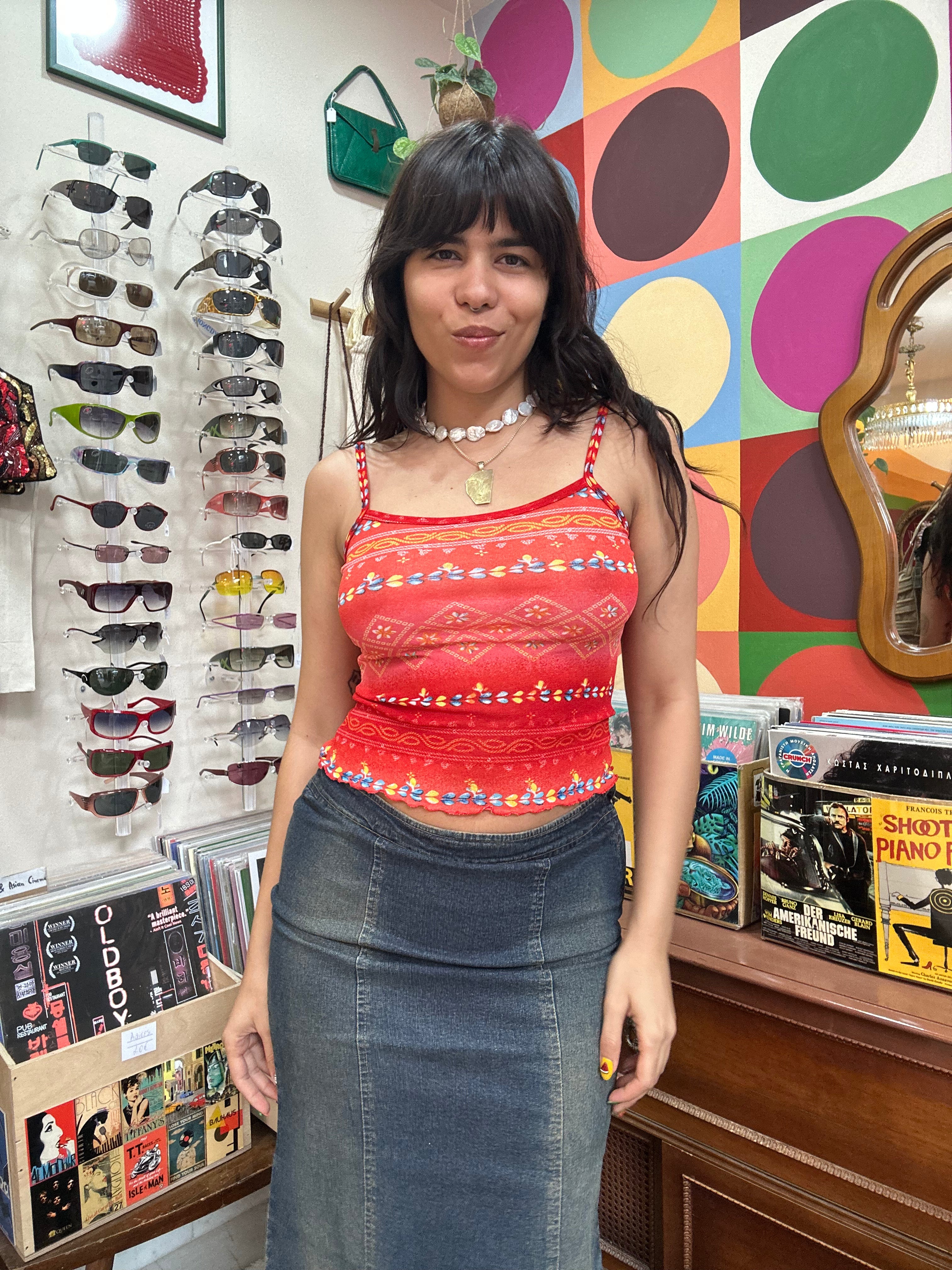 Vintage mesh tank top (S/L)