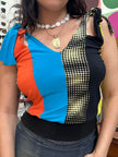 BEBE vintage funky Y2K top (S)