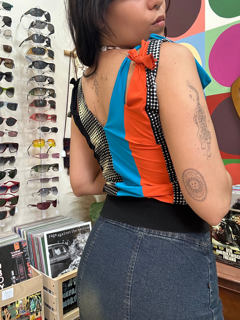 BEBE vintage funky Y2K top (S)