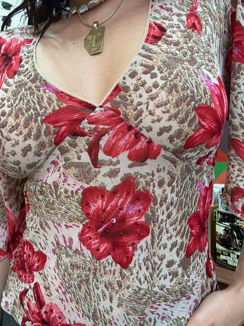 Stunning fairy style Y2K top (M)