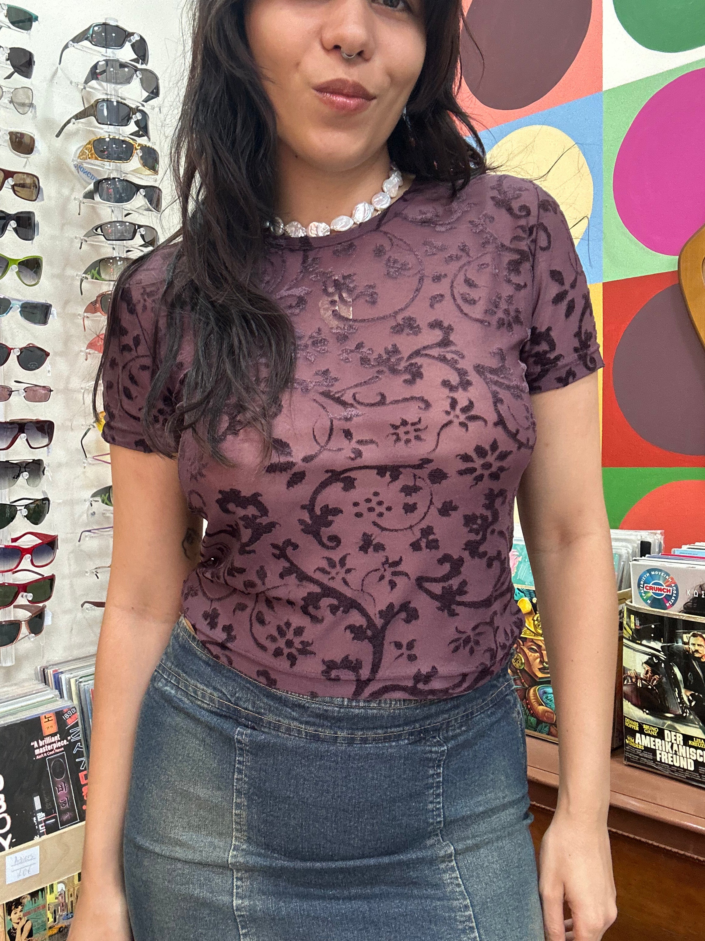 Super hot vintage see-through top (M/L)