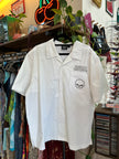 NOS Harley Davidson Mens White Short Sleeve Skull Shirt (XL)