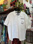 NOS Harley Davidson Mens White Short Sleeve Skull Shirt (XL)