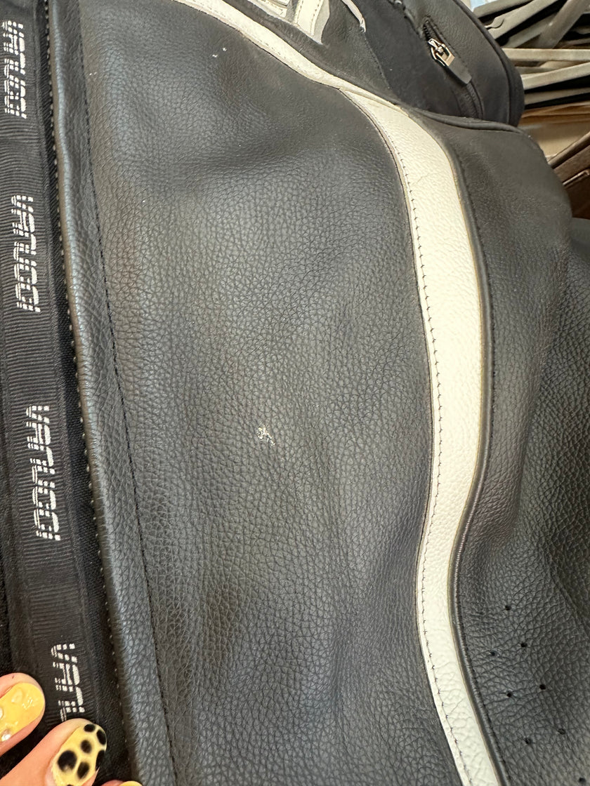 Stunning leather Men's Vanucci motorcycle jacket