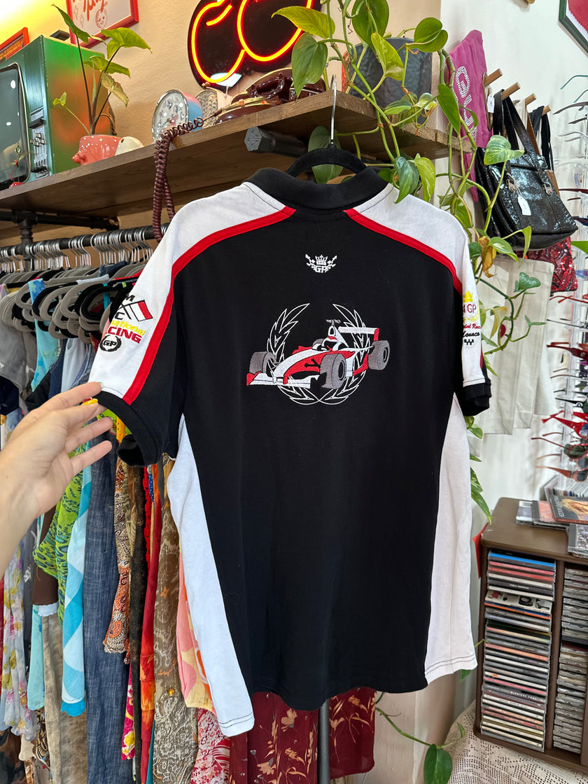 Monaco Grand Prix Polo T-Shirt Black Polo Formula 1 (M)