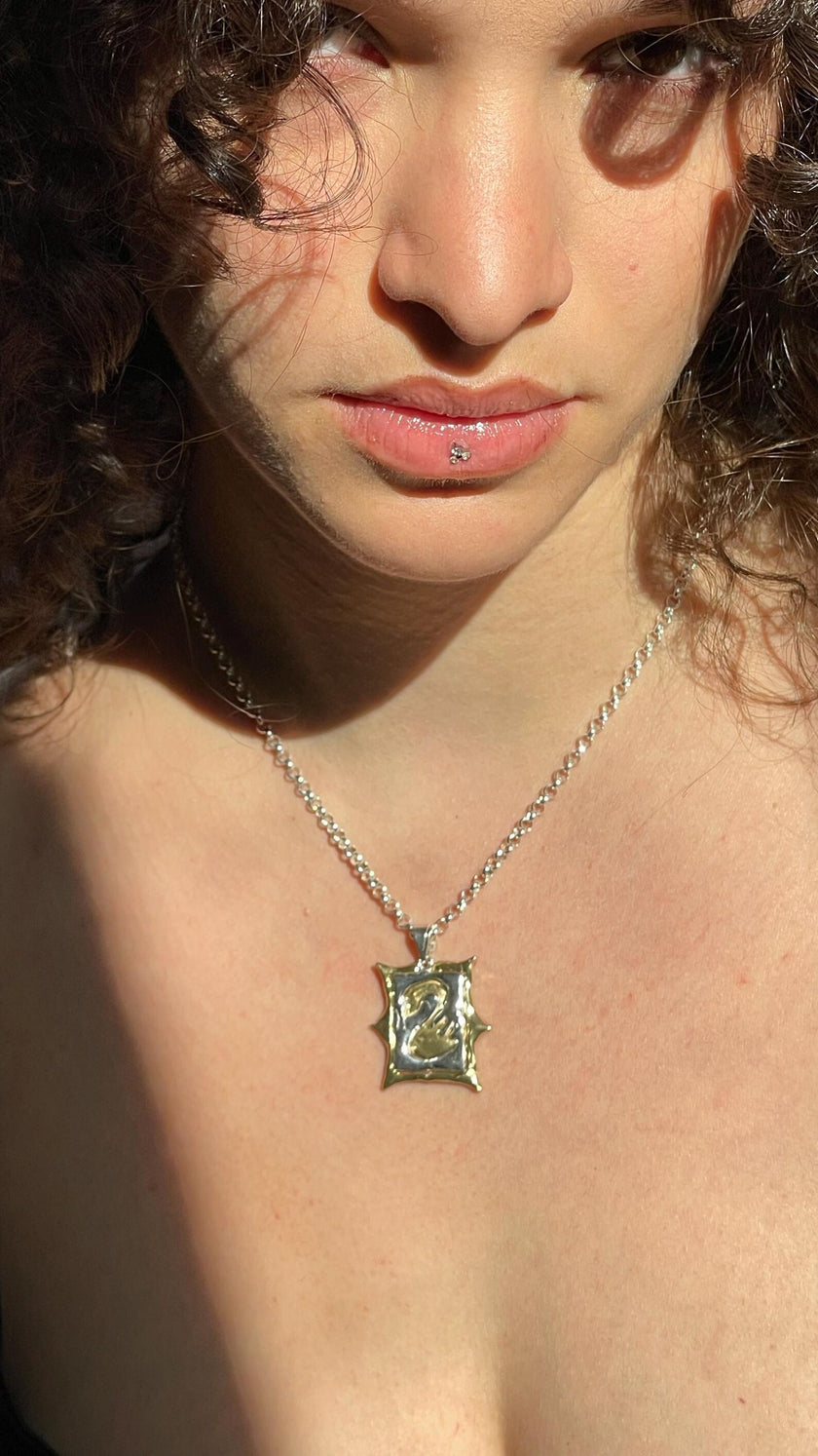 Kosmirah Cygnus pendant silver 925 necklace