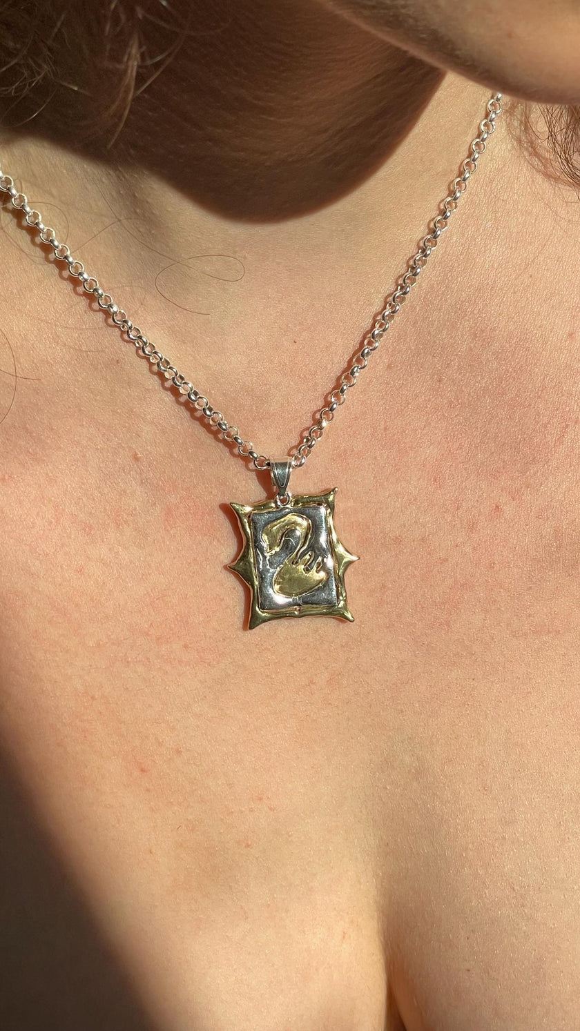 Kosmirah Cygnus pendant silver 925 necklace