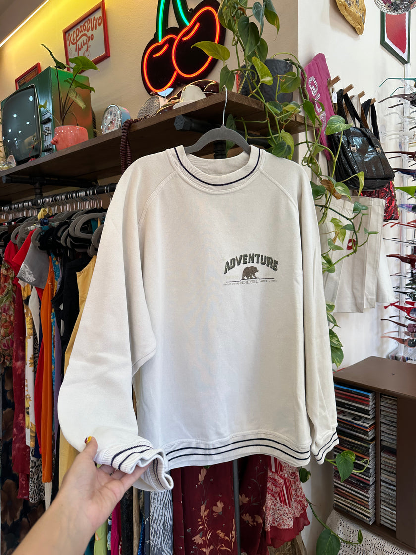 Vintage Men’s beige sweatshirt (L)
