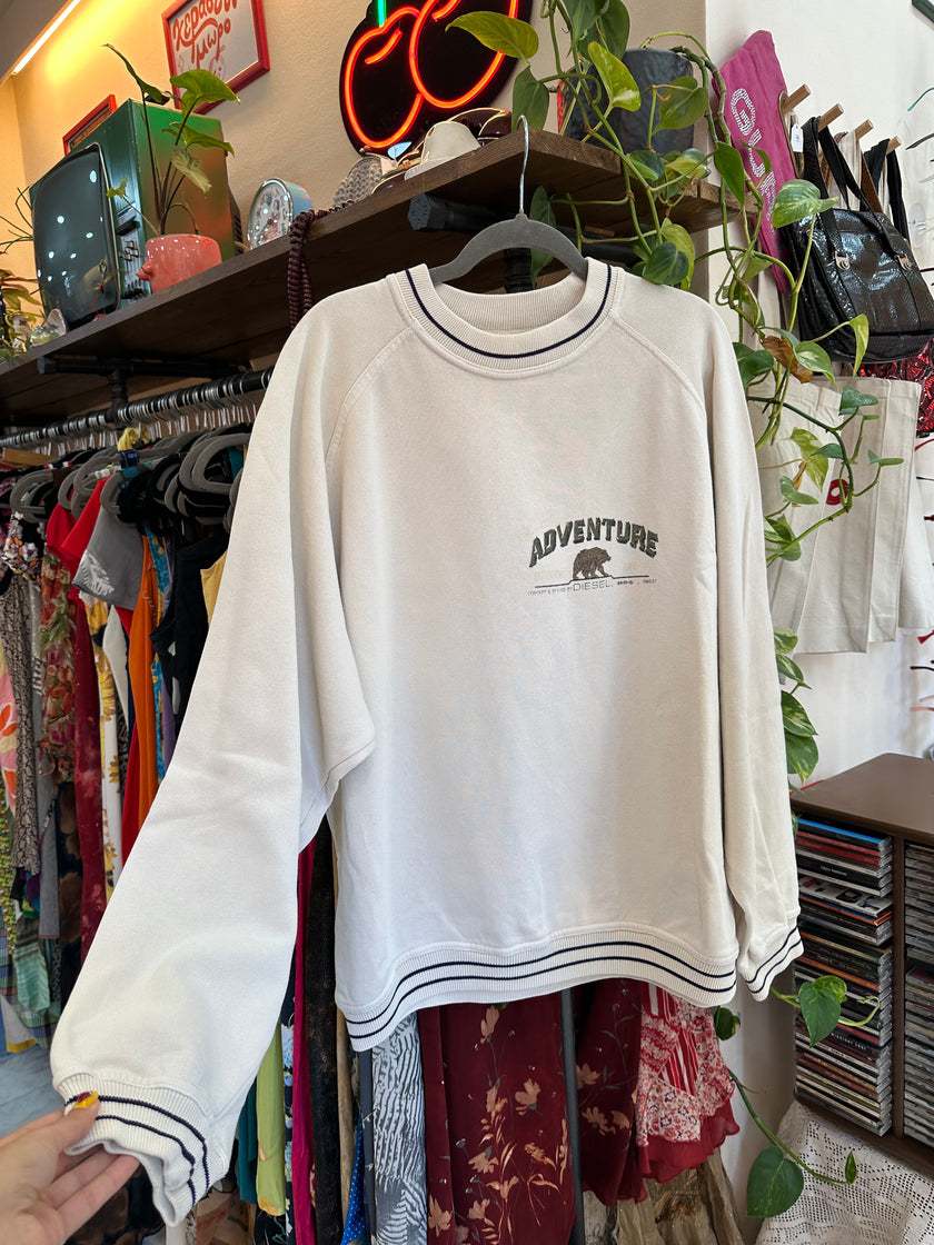 Vintage Men’s beige sweatshirt (L)