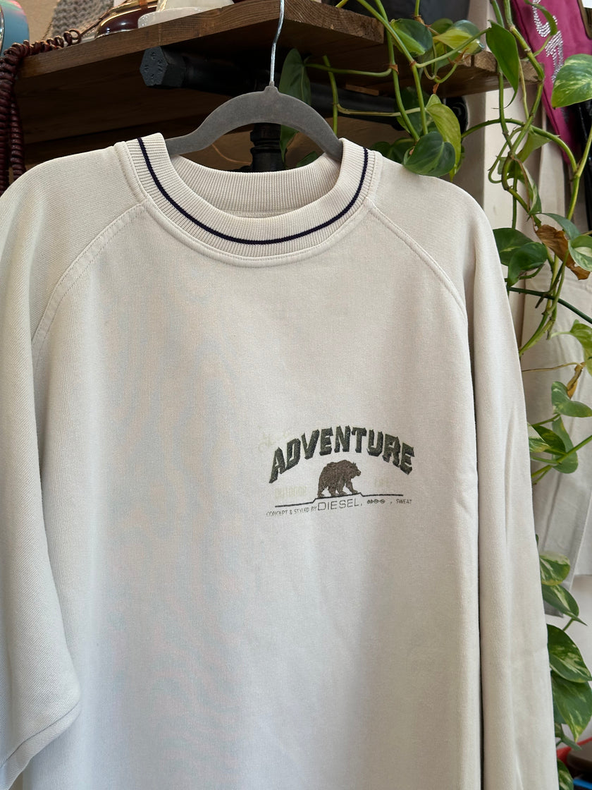 Vintage Men’s beige sweatshirt (L)