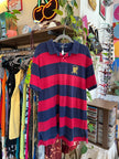 Polo Ralph Lauren Stripe Crest Emblem Polo Shirt (XXL)