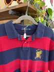 Polo Ralph Lauren Stripe Crest Emblem Polo Shirt (XXL)