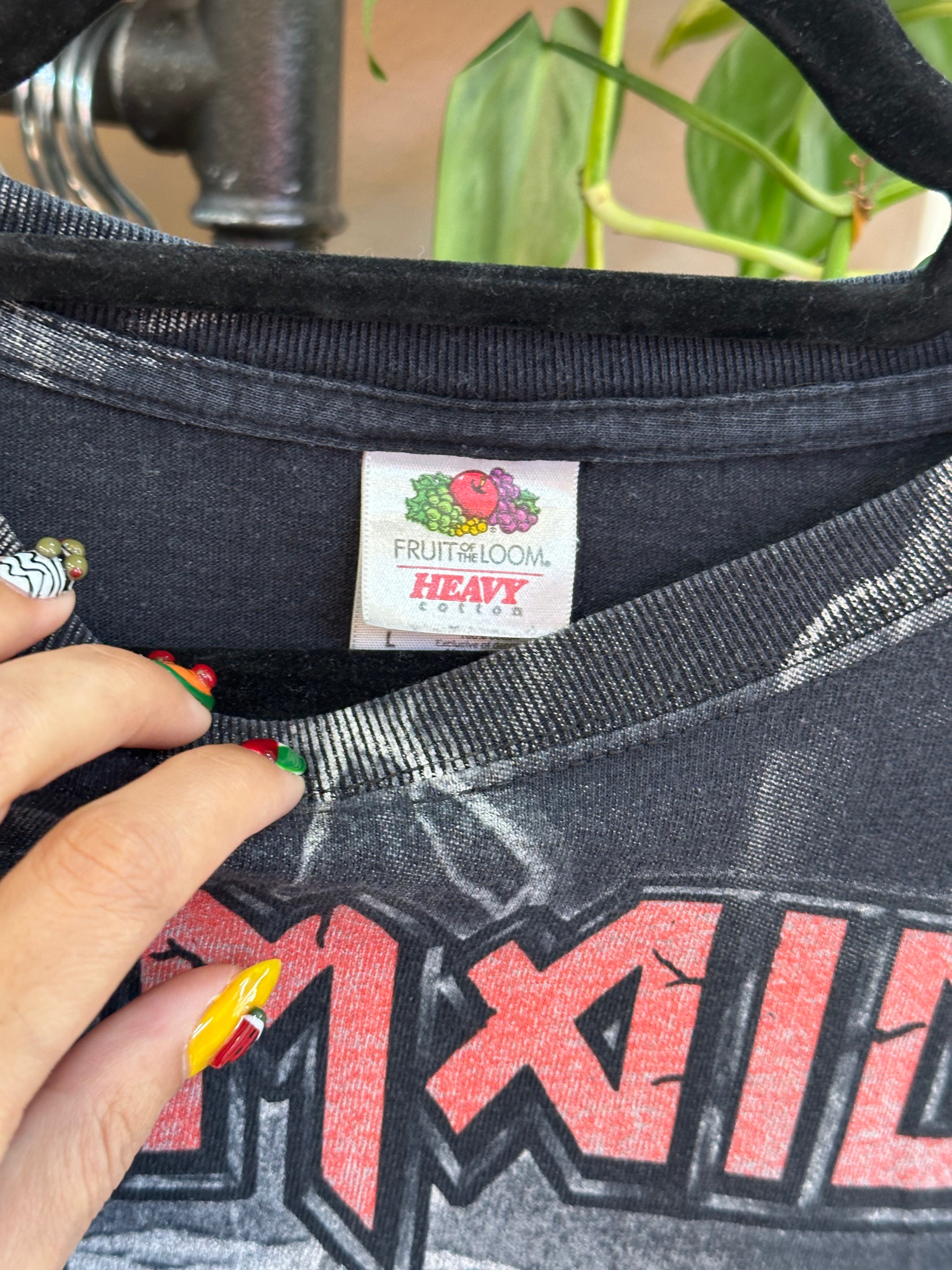 Iron Maiden fruit of the loom t-shirt (L)