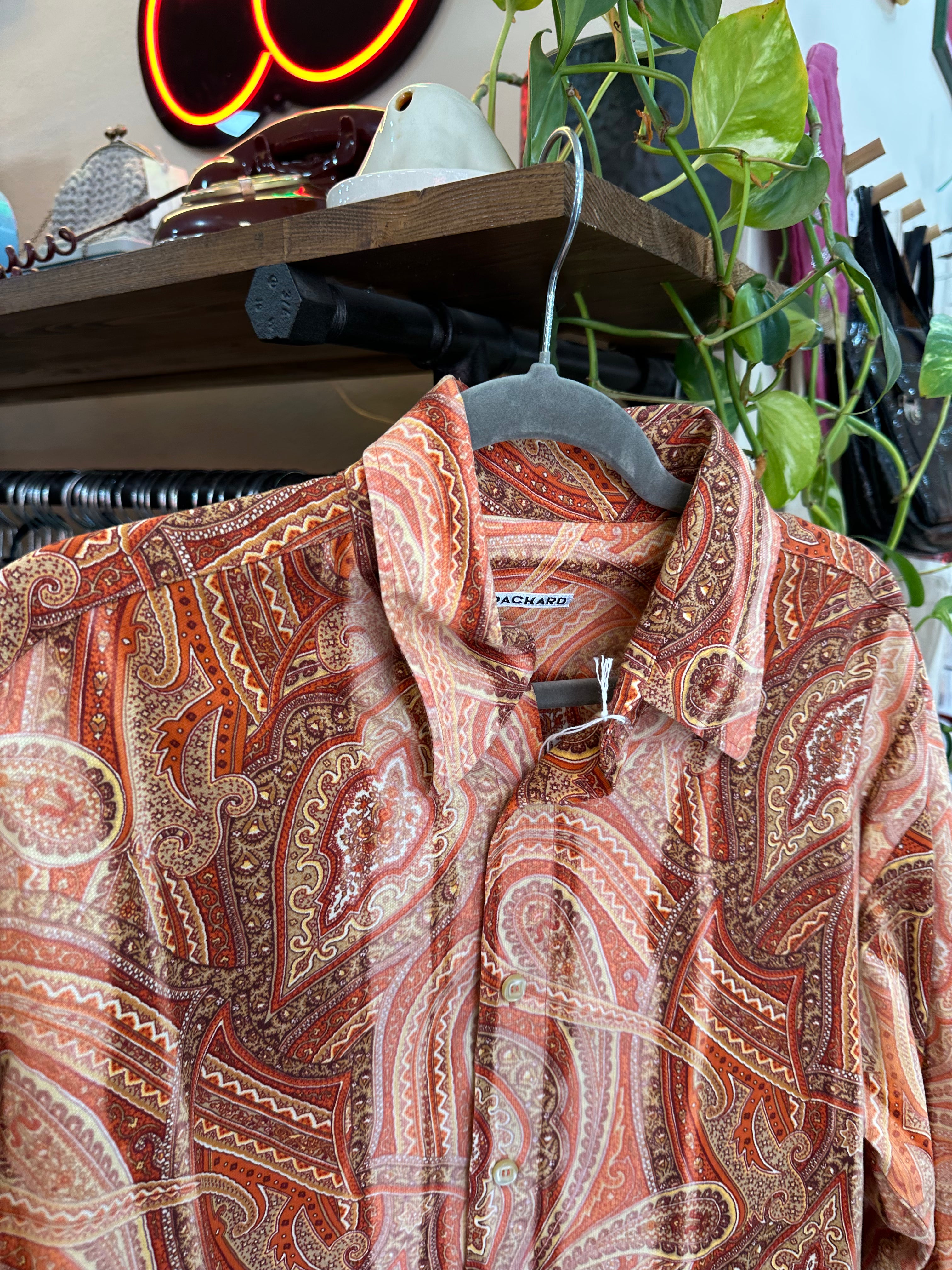 Men’s Packard 70s style shirt (S)