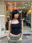 Euronova corset top with lace detailing