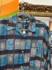 Vintage Men’s 90s funky patterned shirt (M)
