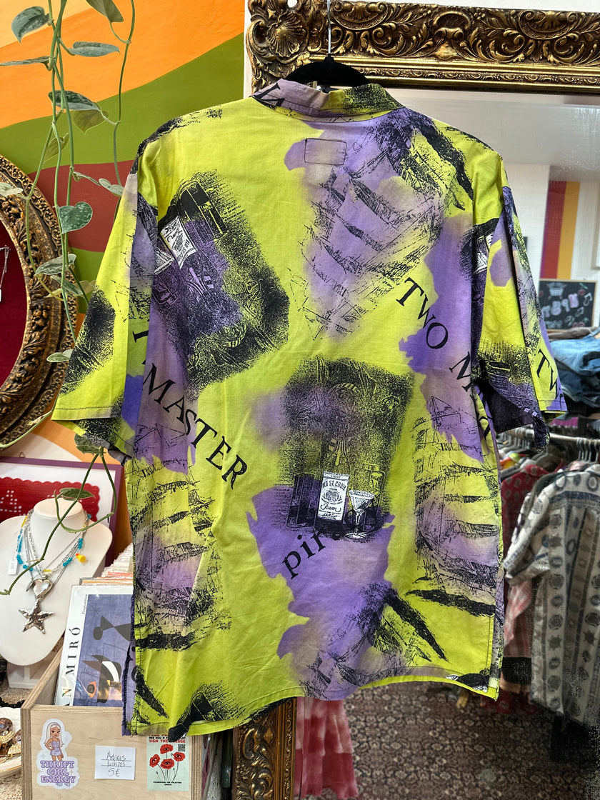 Vintage Mens Dubin funky patterned shirt (M)