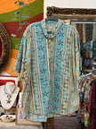 Vintage Men’s James Dillon 90s style funky patterned shirt (XL)