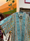 Vintage Men’s James Dillon 90s style funky patterned shirt (XL)