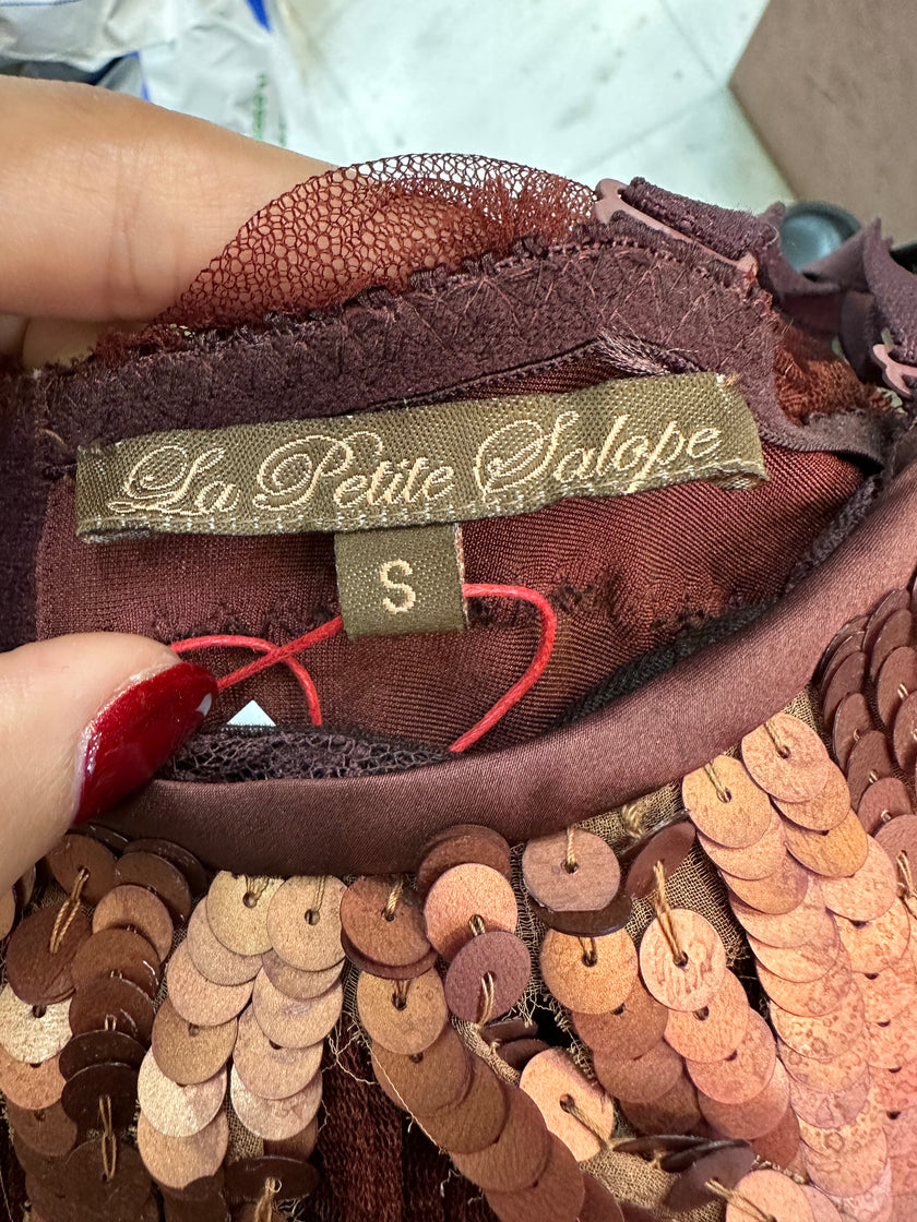 Stunning silk sequin dress