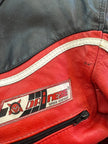 Dainese Women’s Red & Black Leather Motorcycle Jacket – Racing Style (S/M)