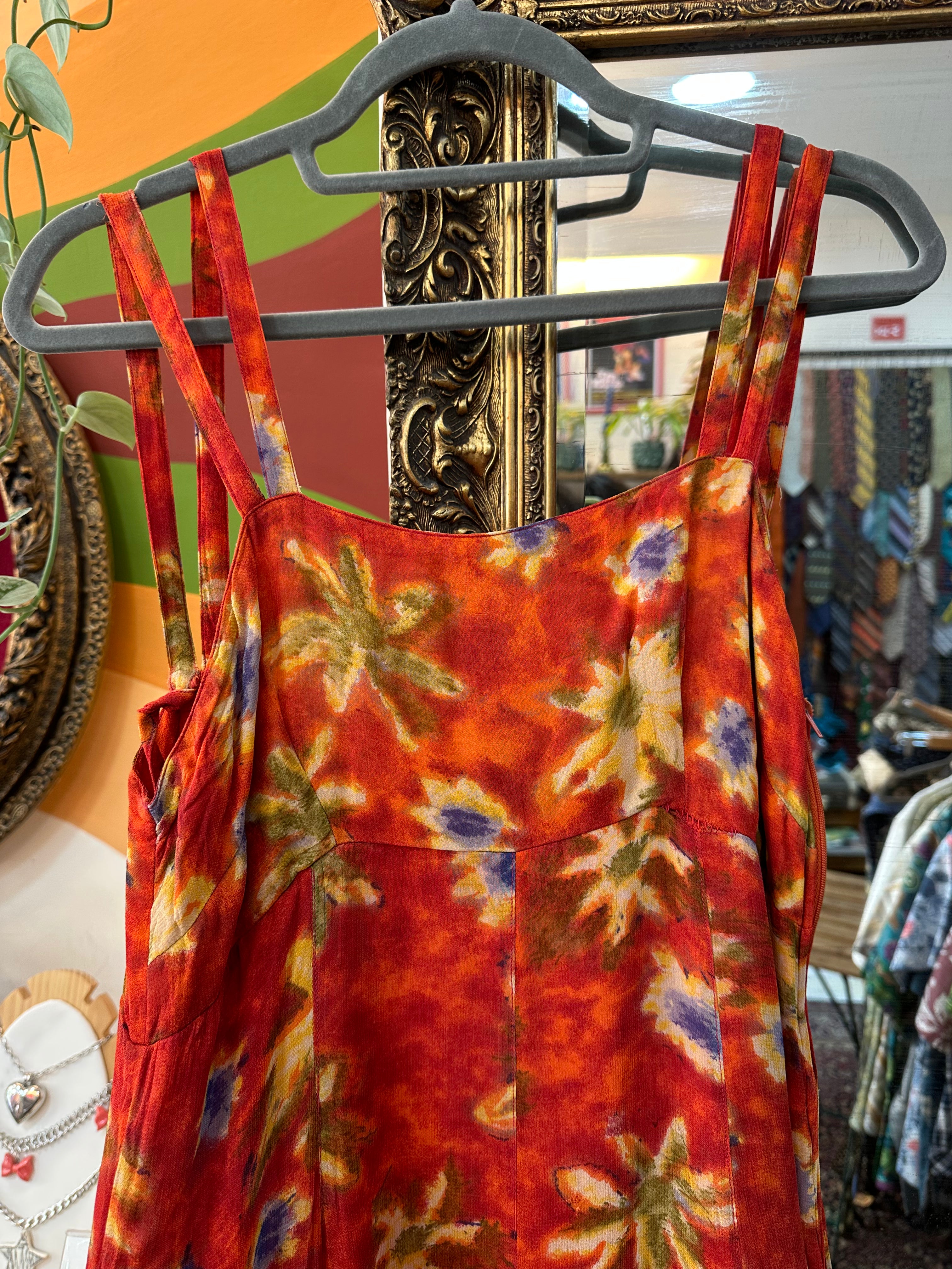 Vintage 90s style floral dress (M/L)