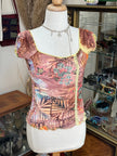 Super cute mesh top (M/L)