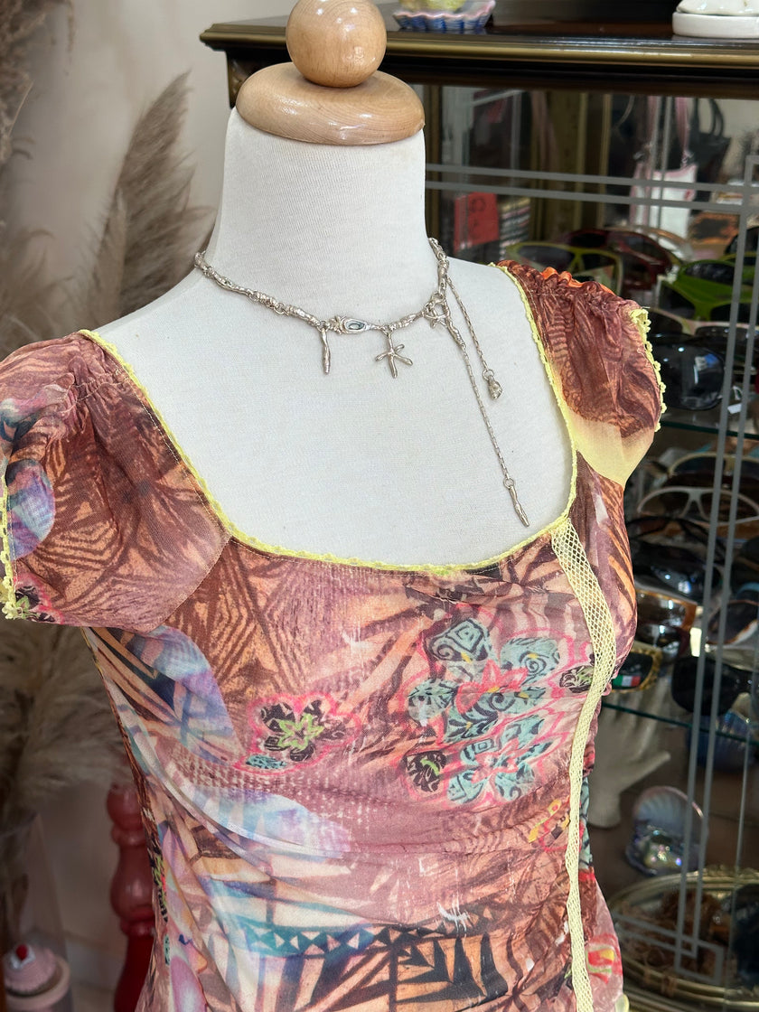 Super cute mesh top (M/L)