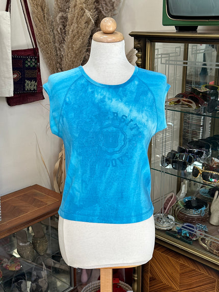 Super cute sleeveless tie dye top (L)