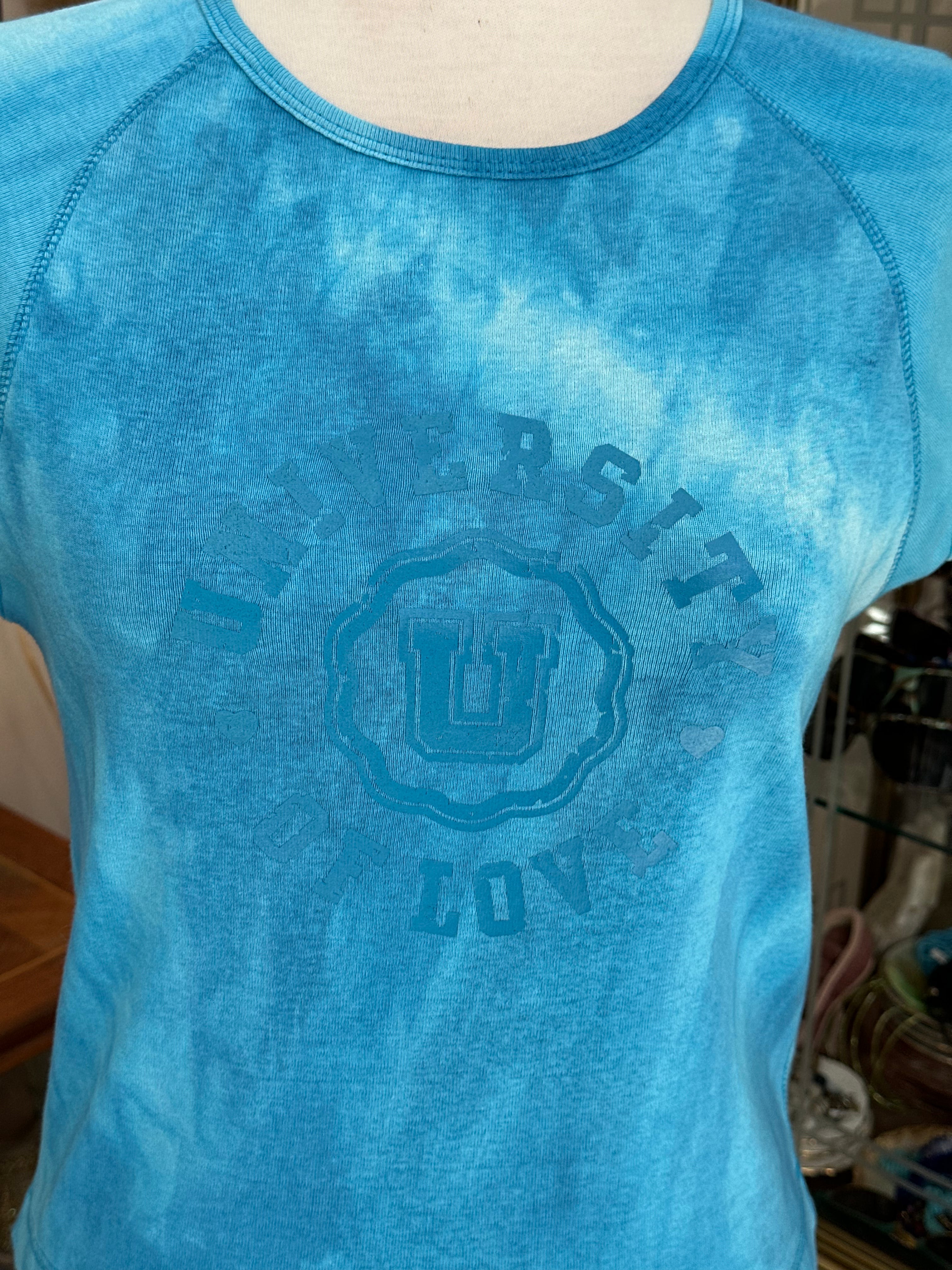 Super cute sleeveless tie dye top (L)