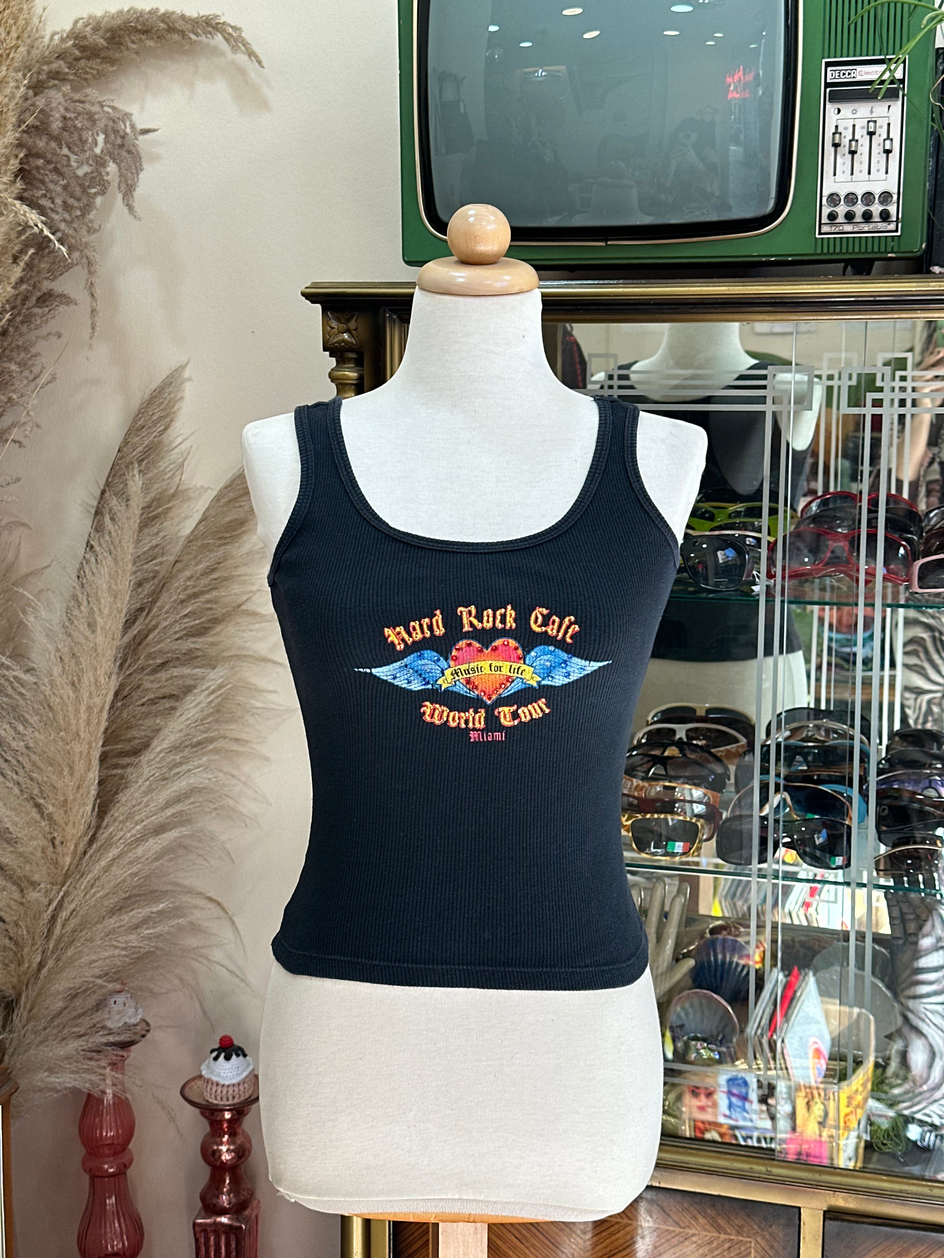 Hard Rock Cafe Miami crop top (S/M)