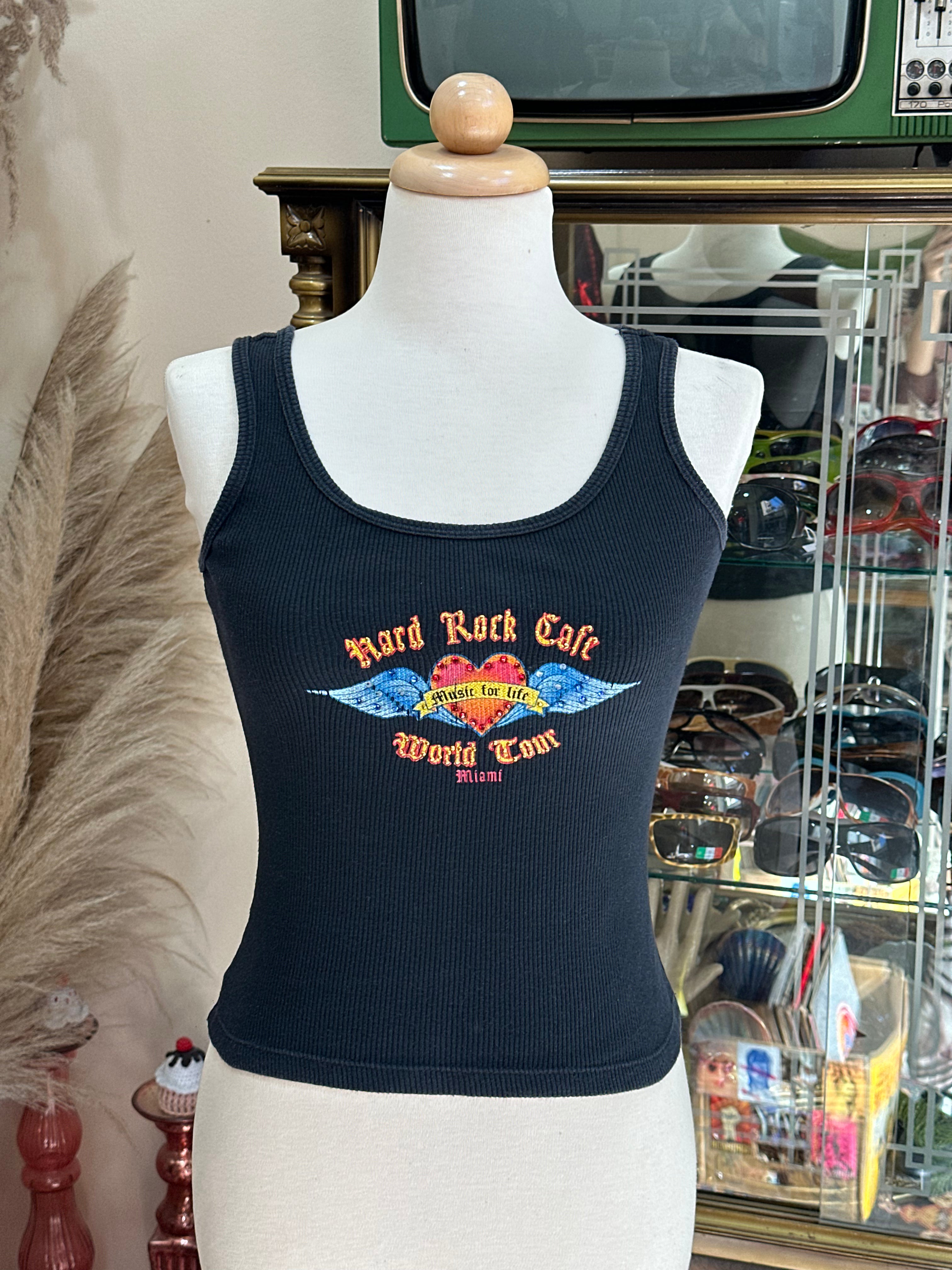 Hard Rock Cafe Miami crop top (S/M)