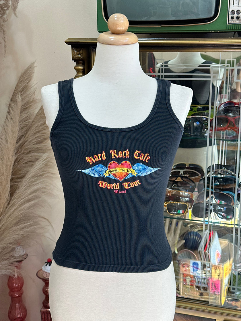 Hard Rock Cafe Miami crop top (S/M)