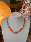Handmade natural freshwater pearl necklace