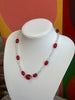 Handmade glass bead necklace