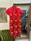 Beautiful red qipao dress