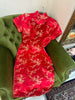 Beautiful red qipao dress