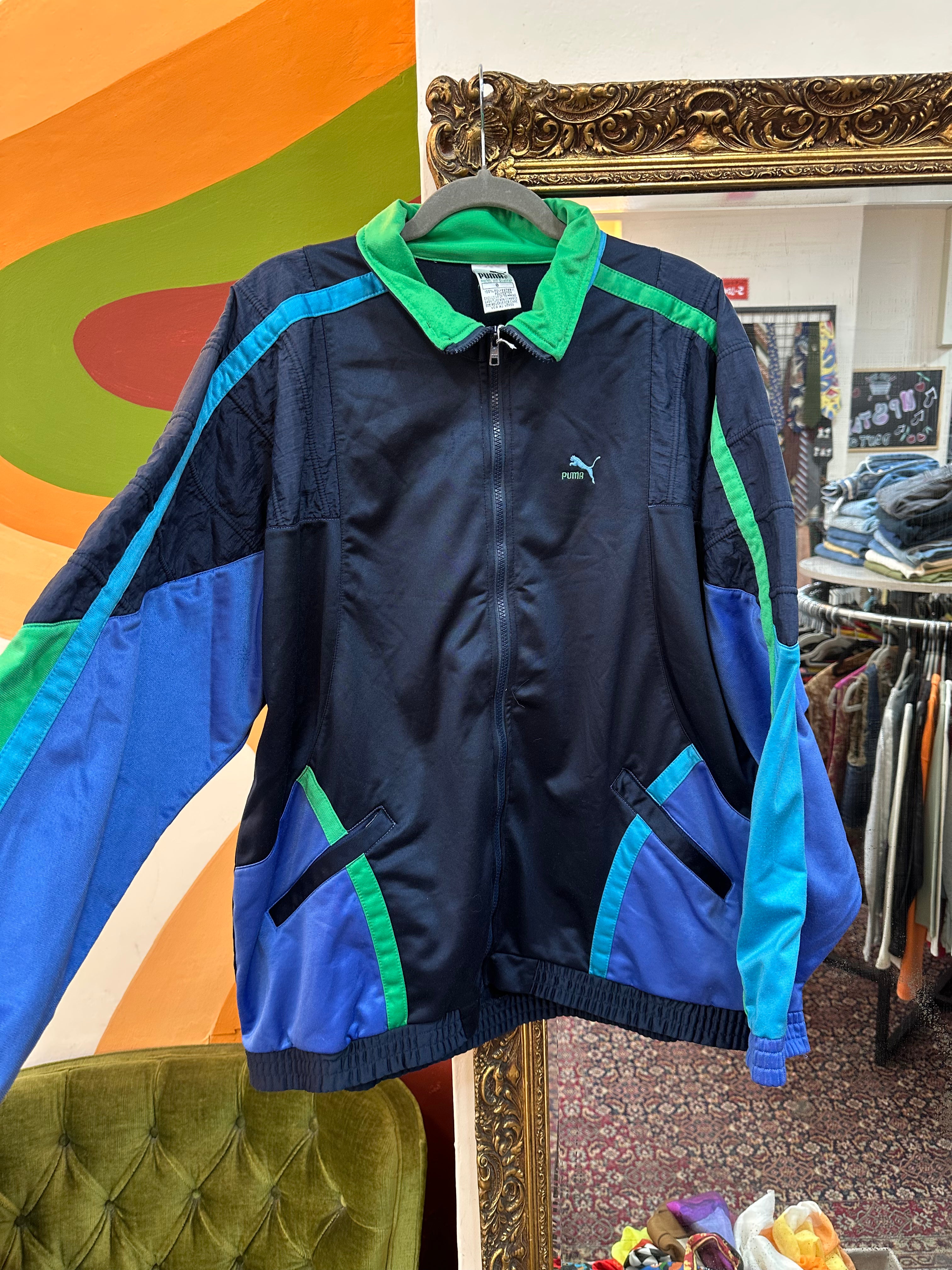 Vintage funky puma track jacket