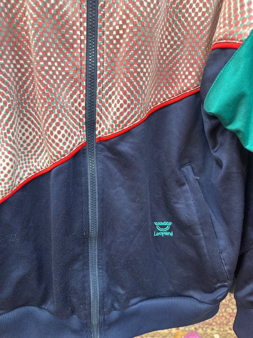 Vintage Leopard funky track jacket