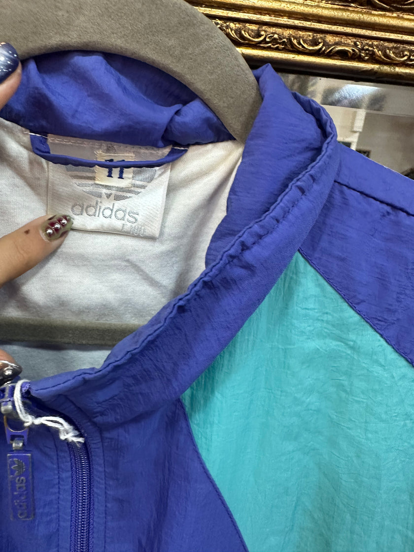 Adidas funky colorful windbreaker jacket